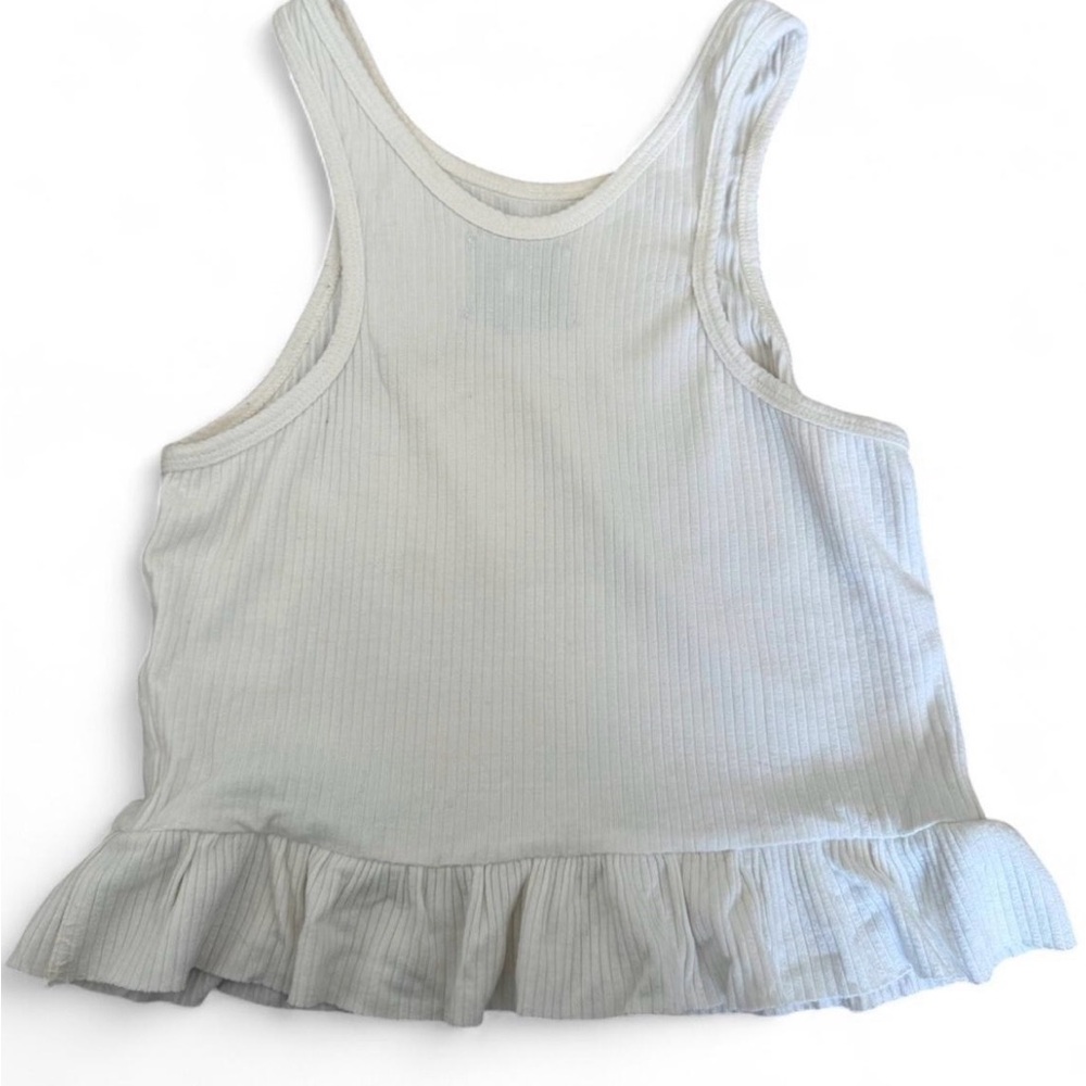 White Reformation Ruffle Tank - Picture 2 of 4